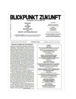 Bild: BLICKPUNKT ZUKUNFT Ausgabe 69, August 2020, 40. Jahrgang ist erschienen
