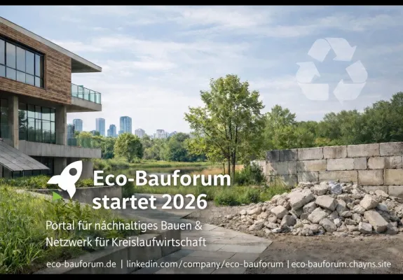 Bild: Eco-Bauforum startet als zentrale Infoseite für nachhaltiges Bauen – Portalstart für 2026 geplant