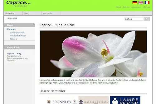 Bild: Vom Ernst-August-Carree ins Internet - Caprice... ist online