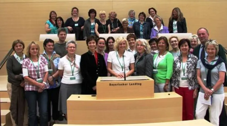 Bild: Ulrike Müller, MdL: Unternehmerfrauen aus dem Oberallgäu im Bayerischen Landtag