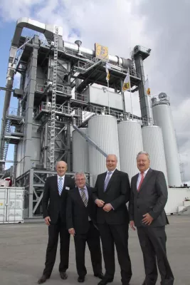 Bild: Unternehmensgruppe BUNTE: Neues Asphaltmischwerk stärkt kommunalen Straßenbau