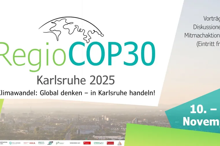 Bild: Klimawende konkret: „RegioCOP30 Karlsruhe“, global denken – in Karlsruhe handeln