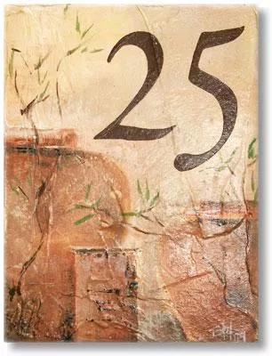 Künstler-Wandbild mit Hausnummer - jetzt mit neuen mediterranen Motiven Bild: Künstler-Wandbild mit Hausnummer - jetzt mit neuen mediterranen Motiven