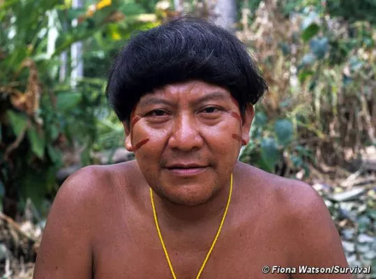 Bild: Yanomami Schamane besucht Deutschland