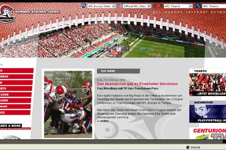 Bild: DKN entwickelt neue Website für die Cologne Centurions