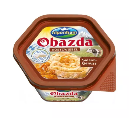 Bild: Mild-würziger Käsegenuss für den Sommer: Neue Obazda-Sorte „Röstzwiebel“ von ALPENHAIN