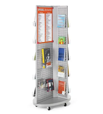 Sofort im Blick: Präsentationssäule für Medien Bild: Sofort im Blick: Präsentationssäule für Medien