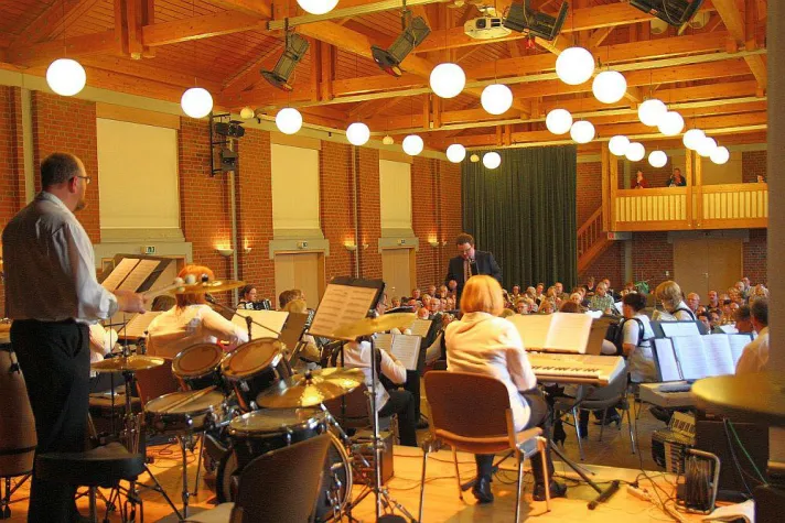 Bild: „Aus zwei mach eins“ - Akkordeon-Orchester Debüt in Olfen