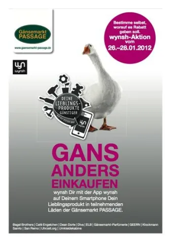 Bild: Innovative Rabatt-Jagd in der Gänsemarkt PASSAGE vom 26.01. - 28.01.2012