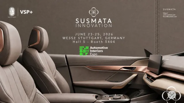 Bild: SUSMATA zeigt nachhaltige Materialien für Fahrzeuginterieurs auf der Automotive Interiors Expo Europe 2026