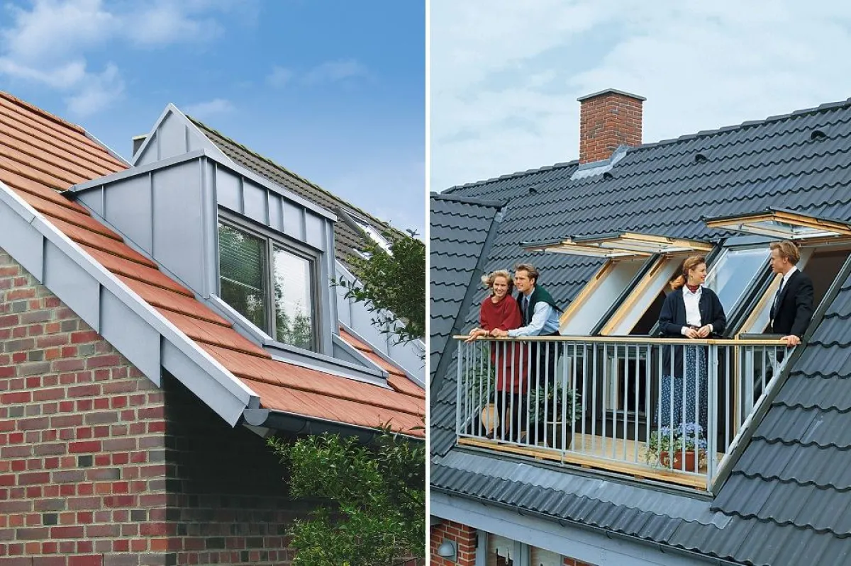 Für den notwendigen Tageslichteinfall sorgen Gauben und Dachfenster, die beide zudem schöne gestalterische Akzente im Raum setzen. Bild: tdx/dach.de