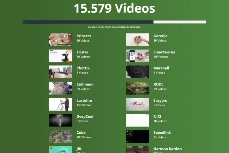Bild: Gratis Tool findet passende Videos für Produkte in Onlineshops