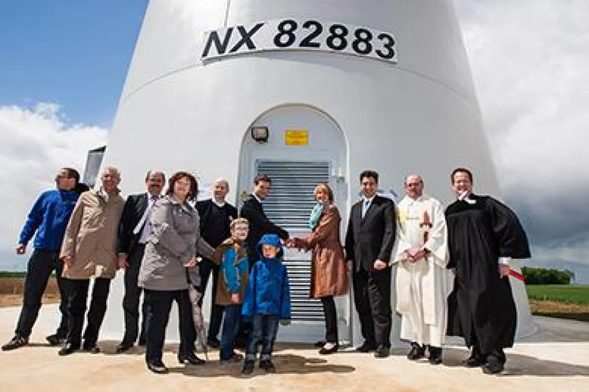 Einweihung Windpark Schwanfeld