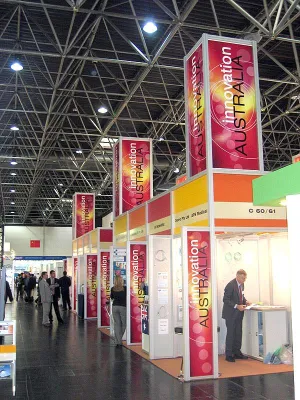 Bild: Australischer Health and Medical Pavillon auf der Medica und im Netz