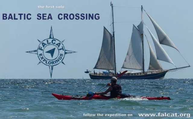 Bild: Erstquerung der Ostsee von Hamburger Abenteurern