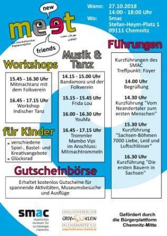Bild: (Inter)Kulturelles Speed-Dating beim Begegnungsfest „Meet New Friends“