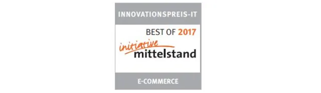 ShopCockpit erhält Innovationspreis IT 2017 in der Kategorie E-Commerce Bild: ShopCockpit erhält Innovationspreis IT 2017 in der Kategorie E-Commerce
