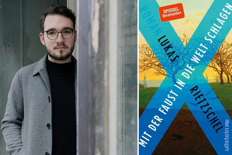 Bild: Lukas Rietzschel liest im BFW Leipzig: „Mit der Faust in die Welt schlagen“