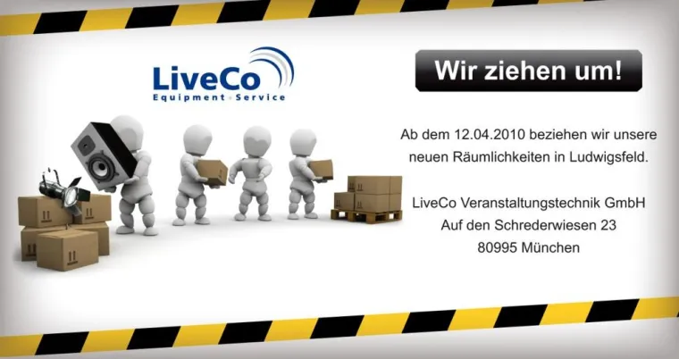 Bild: LiveCo Veranstaltungstechnik zieht um