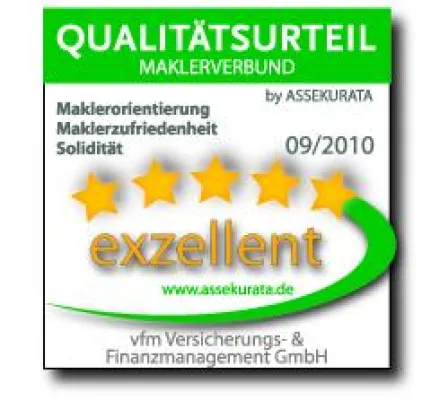Bild: Erstrating durch ASSEKURATA: Exzellentes Leistungsangebot aus Maklersicht