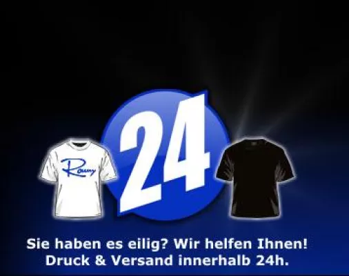 Bild: Bis Weihnachten ist es nicht mehr lang – 24h Express-Service für dringende Textildrucke