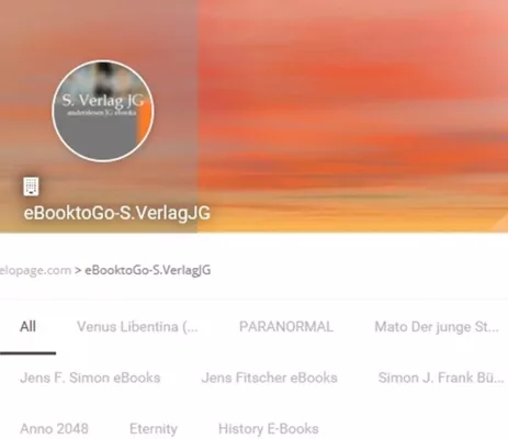 Bild: eBook to Go S. Verlag JG® E-Book schon ab 59 Cent. E-Books zum Sammeln ohne DRM und Kopierschutz!