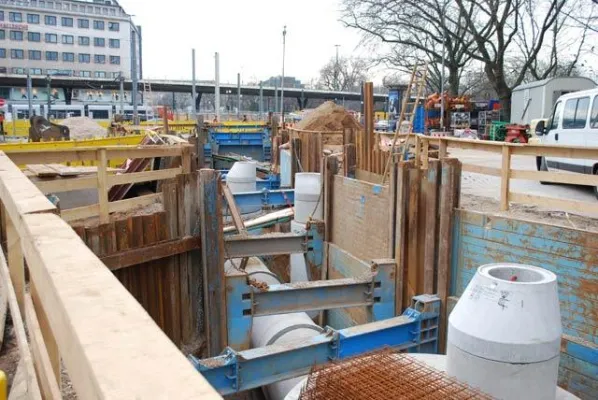 Bild: DW Betonrohre mit logistischem Meisterstück - FBS-Qualität für Düsseldorfer Wehrhahn-Linie