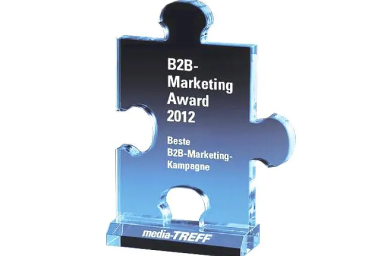 Ausgezeichnetes B2B-Marketing. Kampagne der Karlsruher Agentur 2k kreativkonzept gewinnt B2B-Marketing-Award Bild: Ausgezeichnetes B2B-Marketing. Kampagne der Karlsruher Agentur 2k kreativkonzept gewinnt B2B-Marketing-Award