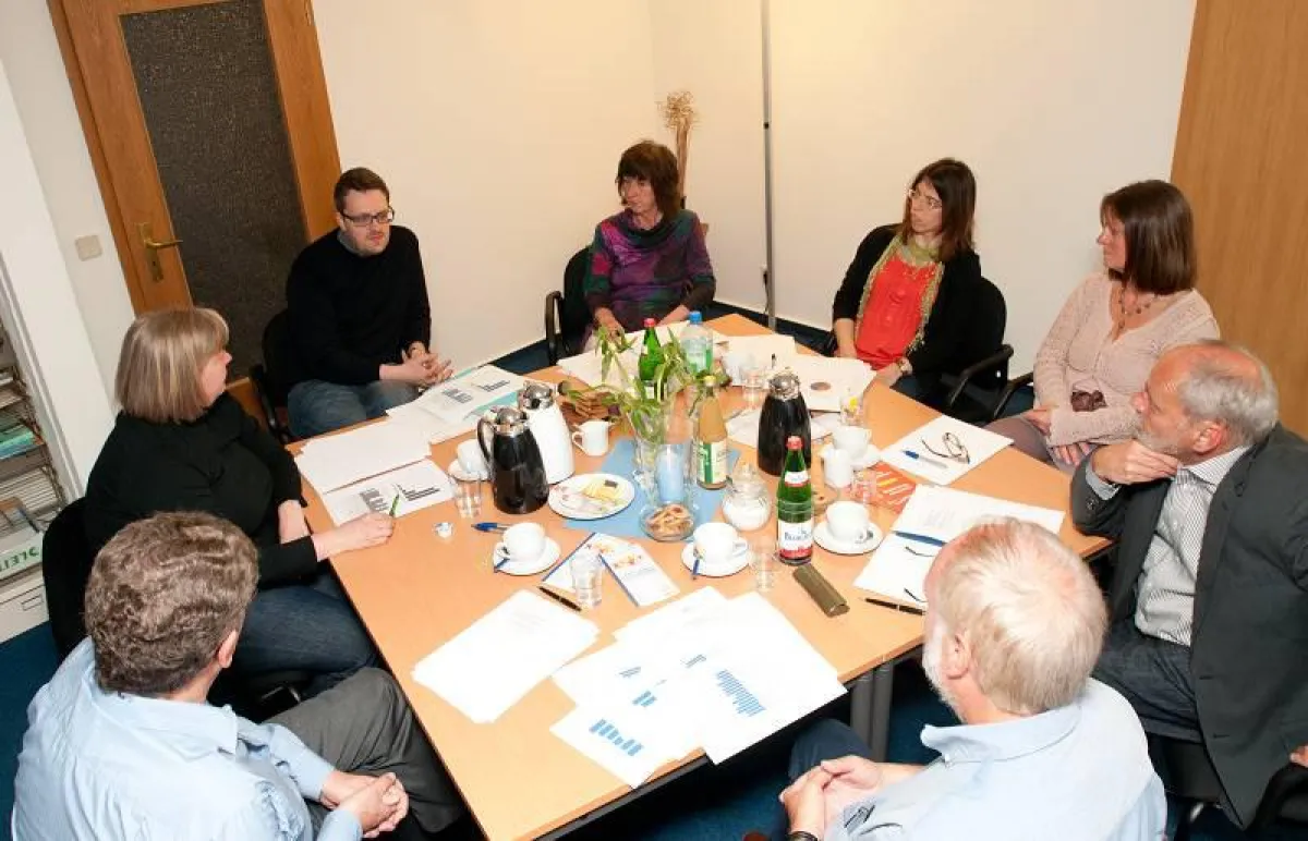 Das Treffen der Experten im Haus der Bundesarbeitsgemeinschaft Familienbildung und Beratung in Elmsh