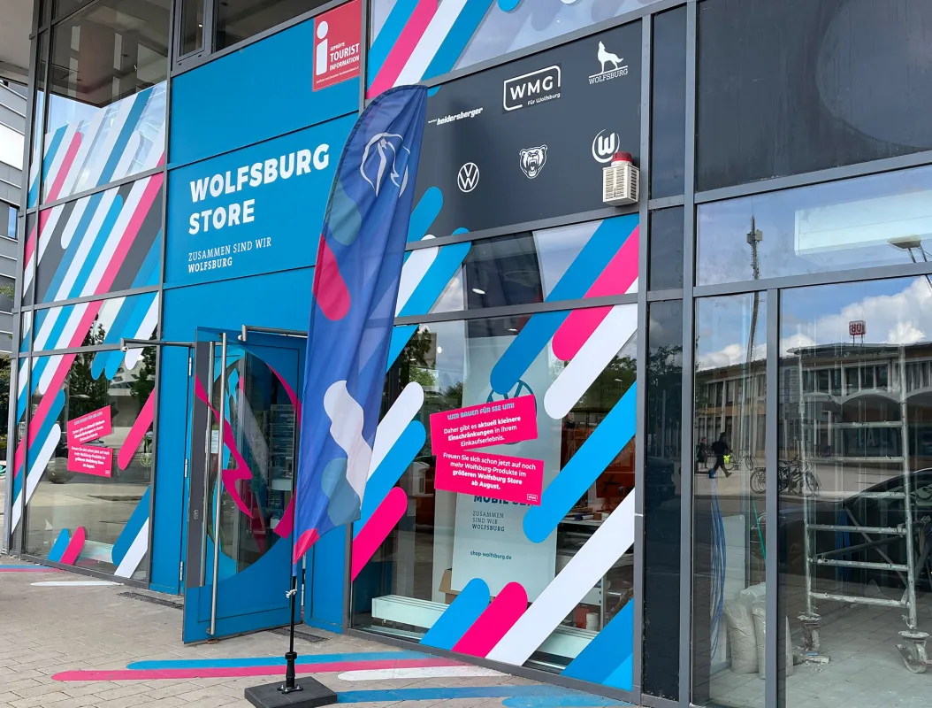Umbau- und Erweiterungsmaßnahmen im Wolfsburg Store (© WMG Wolfsburg)