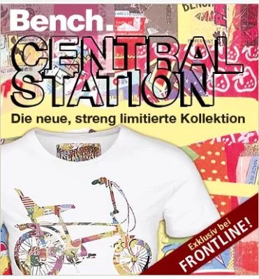 Bild: Bench launcht Exclusiv-Programm *Central Station* auf frontlineshop.com