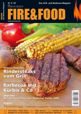 Bild: Grill- und Barbecue-Zeitschrift FIRE&FOOD ab dem 20. September im Handel