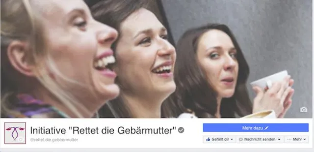 Bild: Gefällt mir! – Initiative „Rettet die Gebärmutter“ auf Facebook