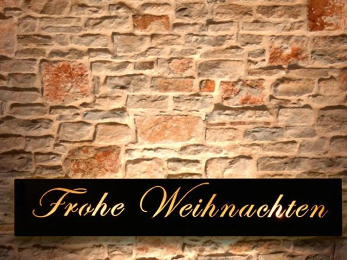 Wandlicht Frohe Weihnachten bei ella HOME