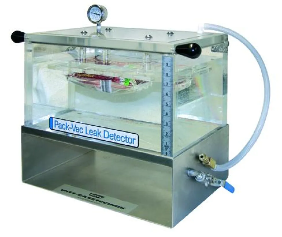 PACK-VAC Dichtheitsprüfung von Verpackungen
