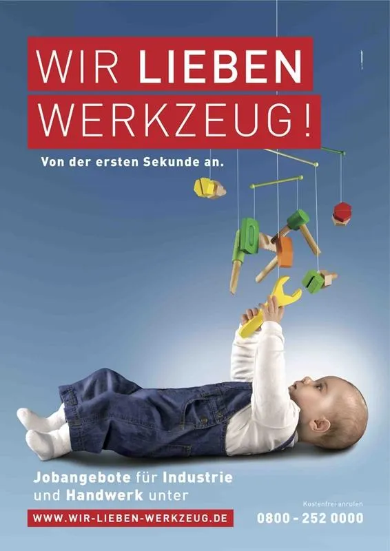Kampagnenmotiv Baby
