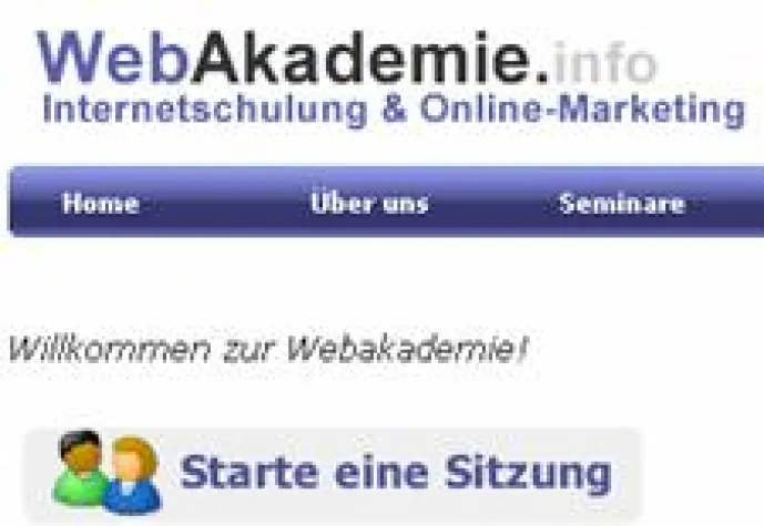 Bild: Webakademie.info mit neuer Website und neuen Service