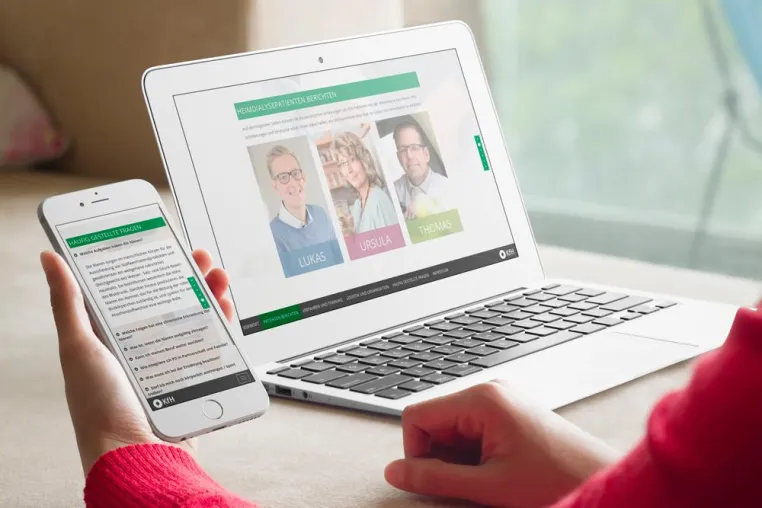 Neue Internetseite informiert Patienten über Heimdialyse Bild: Neue Internetseite informiert Patienten über Heimdialyse