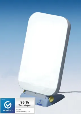 Lichttherapiegerät LD 110 als Testsieger ausgezeichnet Bild: Lichttherapiegerät LD 110 als Testsieger ausgezeichnet