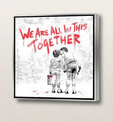 Bild: MR. BRAINWASH | We are all in this together | Neue Edition veröffentlicht.