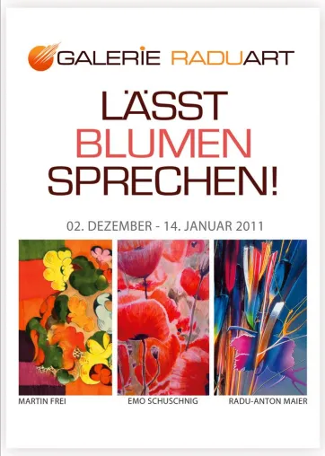 Bild: Gruppenausstellung "Galerie Raduart lässt Blumen sprechen!"