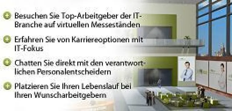 JobLeads und ubivent präsentieren Deutschlands größte Online-Karriere-Messe „IT-Jobmesse“ mit Schwerpunkt IT Bild: JobLeads und ubivent präsentieren Deutschlands größte Online-Karriere-Messe „IT-Jobmesse“ mit Schwerpunkt IT