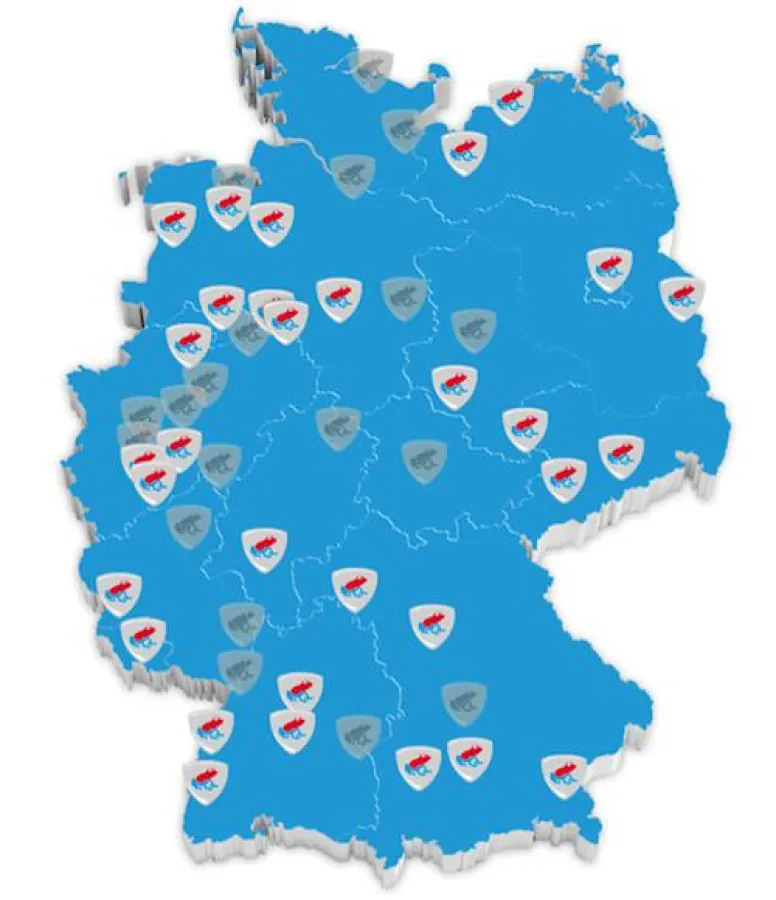 Carfrogger Wrap Shop Standorte in Deutschland