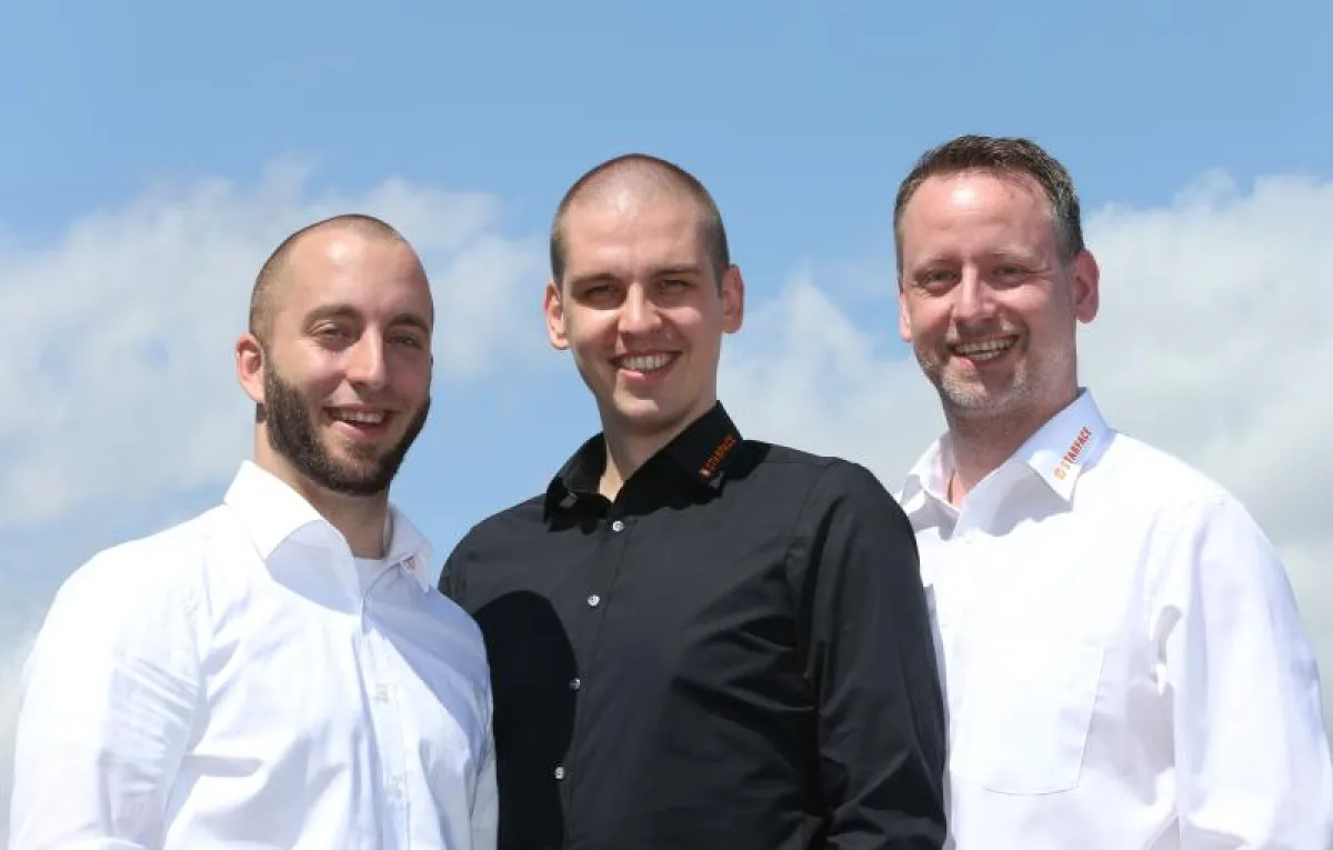 Dirk Glaser, Kevin Härtel und Martin Stöhr (v. l. n. r.), zertifizierte Trainer der STARFACE Academy