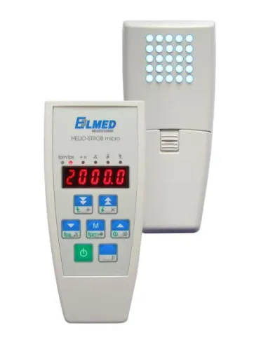 Bild: Das LED-Stroboskop HELIO-STROB micro ist “immer zur Hand”