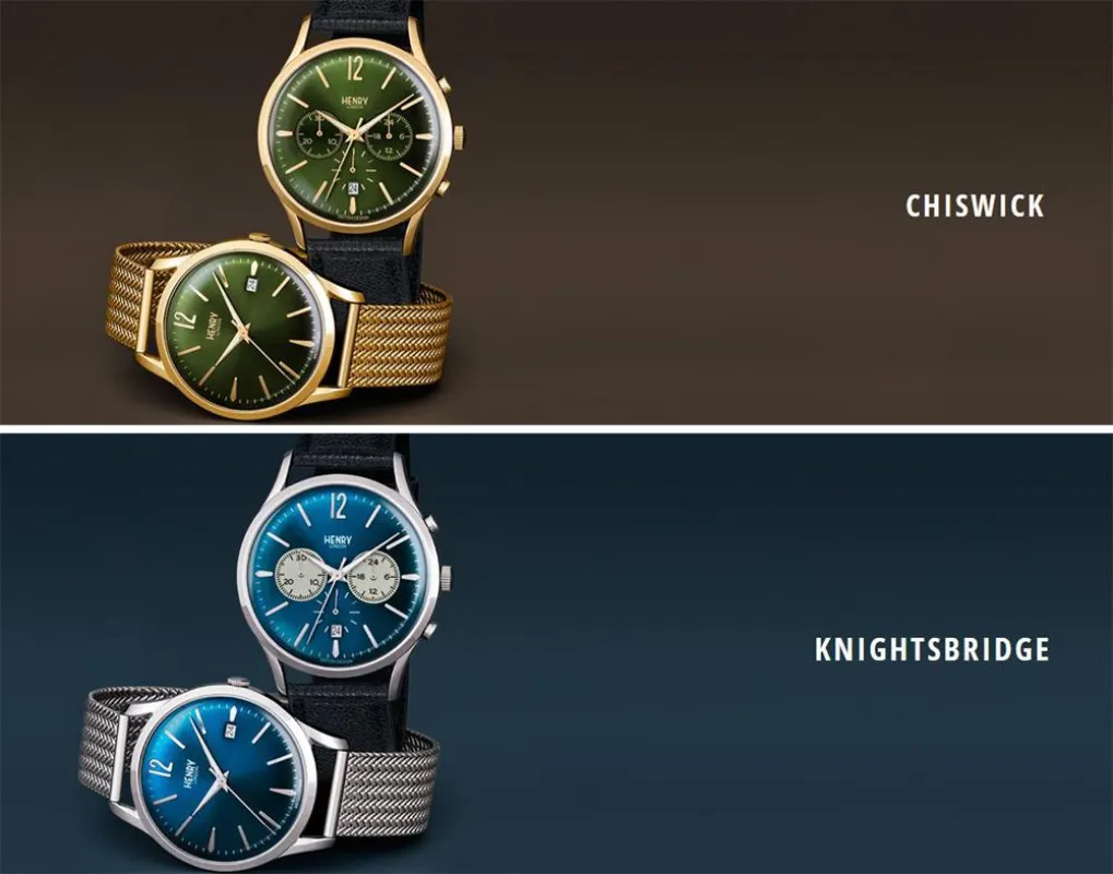 Henry London Kollektionen: Chiswick und Knightsbridge