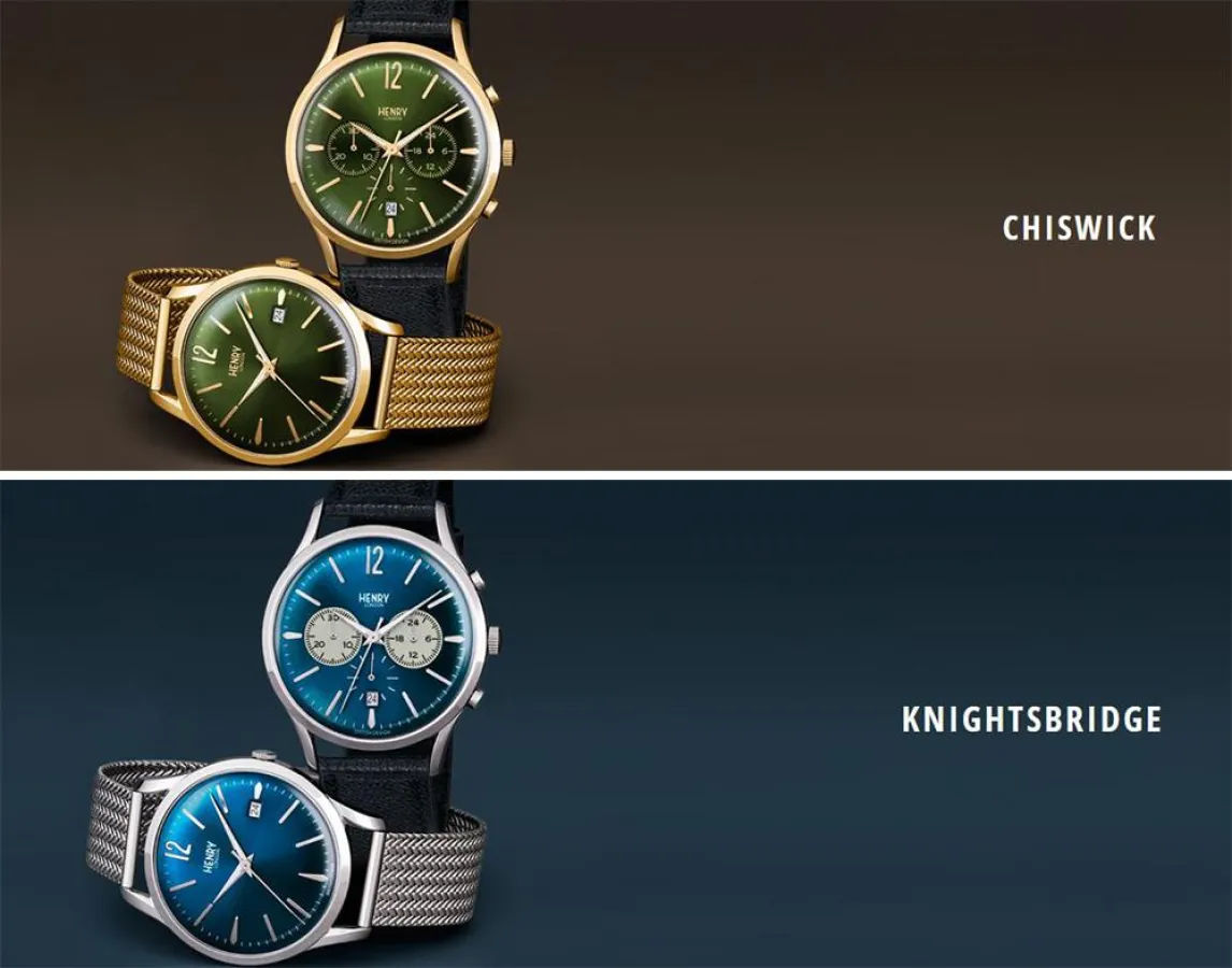 Henry London Kollektionen: Chiswick und Knightsbridge