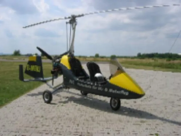 Bild: Tragschrauber fliegen in Thüringen