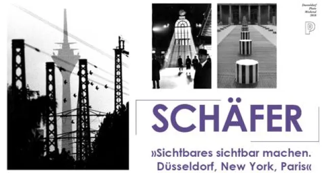 Bild: Einladung zur Ausstellung: Horst Schäfer – Sichtbares sichtbar machen. ?Düsseldorf, New York, Paris