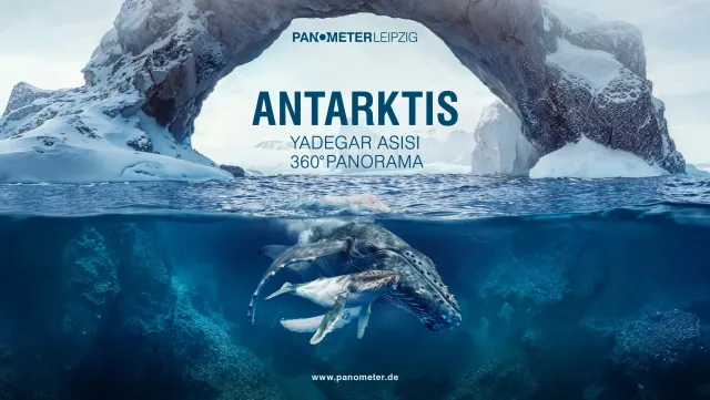 Bild: ANTARKTIS – EISIGE FASZINATION IM PANOMETER LEIPZIG. NEUES NATURPANORAMA VON YADEGAR ASISI